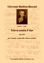 Title - Bassani Giovanni Battista (1647? - 1716) - Triová sonáta F dur